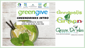 Green Drinks GreenGive graphic