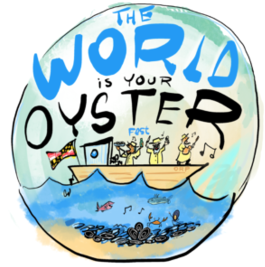 world is your oyster graphic