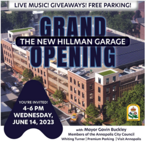 Hillman Garage reopening flier